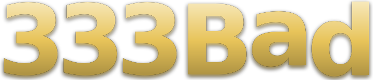 333 Bad logo